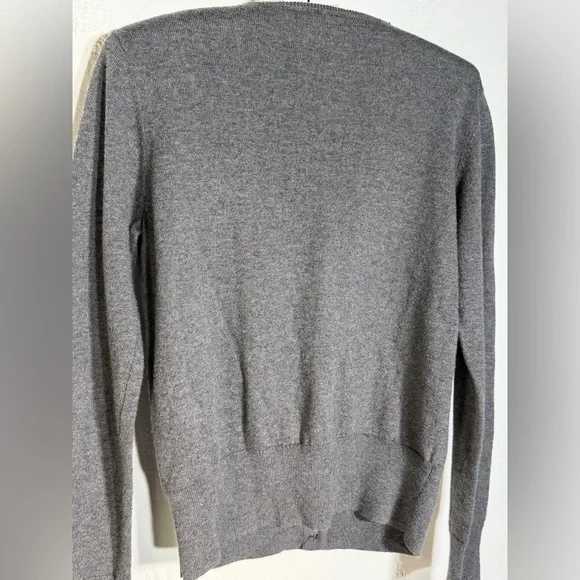 Gorgeous Embellished Gray Cardigan Sweater Anthropologie - Picture 8 of 16